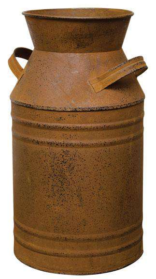 Rusty Milk Can, 11" Buckets & Cans CWI+ 