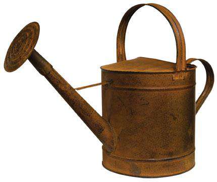 Rusty Watering Can - 12-1/2" Buckets & Containers CWI+ 