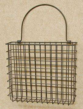 Rusty Wire Pocket Basket - 8" x 9" Baskets CWI+ 