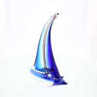 Thumbnail for Sailboat Art Glass Statue - The Fox Decor
