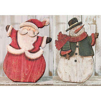 Thumbnail for Santa & Snowman Standing, Asst. HS Ornaments CWI+ 