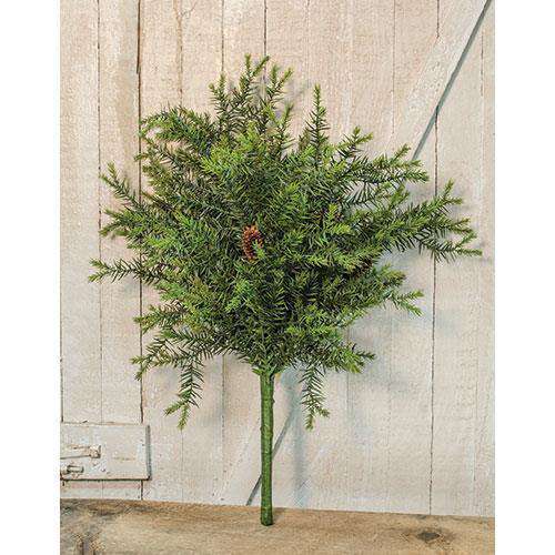Sargent Spruce Bush w/Cones, 26" Florals CWI+ 