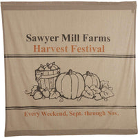 Thumbnail for Sawyer Mill Charcoal Harvest Festival Shower Curtain - The Fox Decor