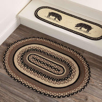 Thumbnail for Sawyer Mill Charcoal Jute Braided Oval Rugs VHC Brands - The Fox Decor
