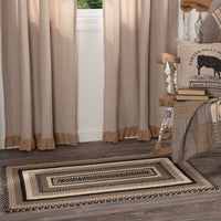 Thumbnail for Sawyer Mill Charcoal Jute Braided Rectangle Rugs VHC Brands Rugs VHC Brands 3'x5' 