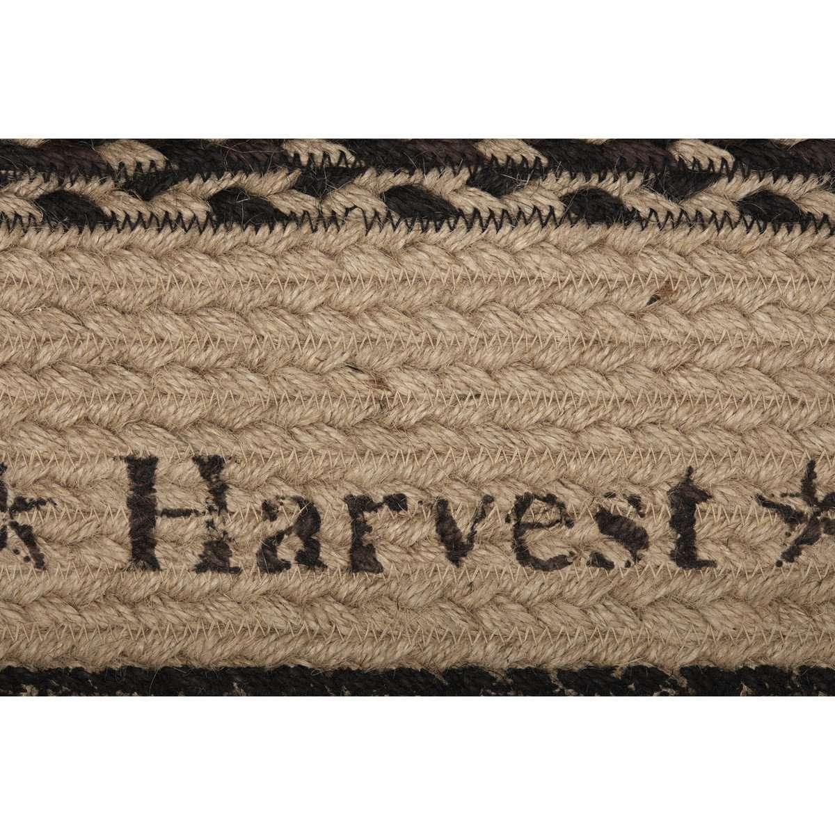 Sawyer Mill Charcoal Plow Braided Jute Rug Oval/Rect VHC Brands rugs VHC Brands 