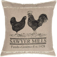 Thumbnail for Sawyer Mill Charcoal Poultry Pillow 18