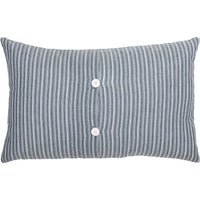 Thumbnail for Sawyer Mill Farmhouse Pillow Charcoal, Red & Blue Pillows VHC Brands 