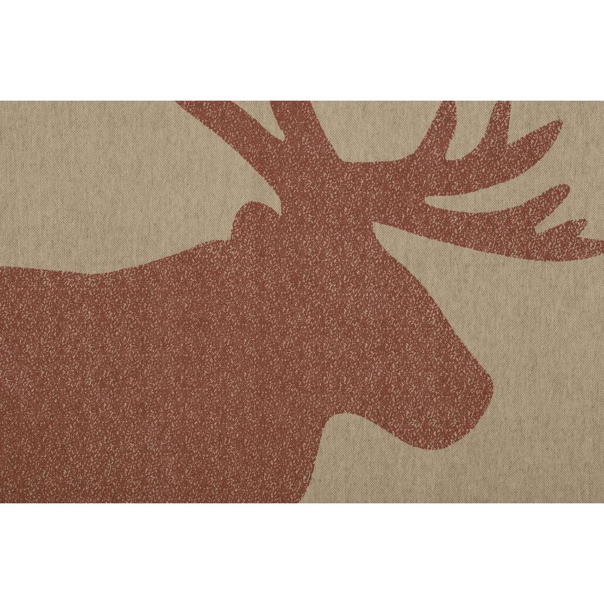 Sawyer Mill Reindeer Shower Curtain 72"x72" curtain VHC Brands 