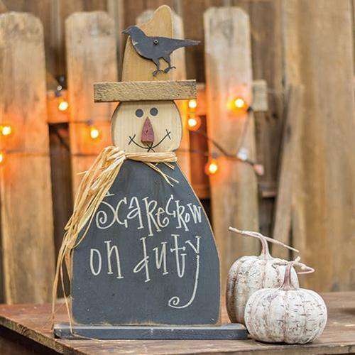 Scarecrow on Duty on Base, 2ft Tabletop & Decor CWI+ 