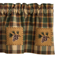 Thumbnail for Scotch Pine Lined Patch Valance Park Designs - The Fox Decor