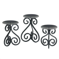 Thumbnail for Scrollwork Candle Holders Stand Trio Accent Plus 