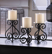 Thumbnail for Scrollwork Candle Holders Stand Trio Accent Plus 
