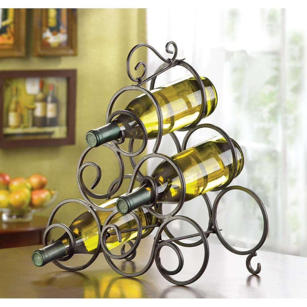 Scrollwork Wine Rack - The Fox Decor