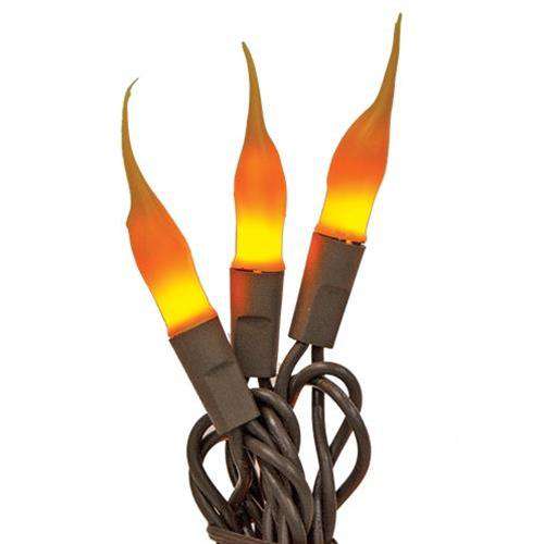 Silicone Lights, Brown Cord, 50ct Light Strands CWI+ 