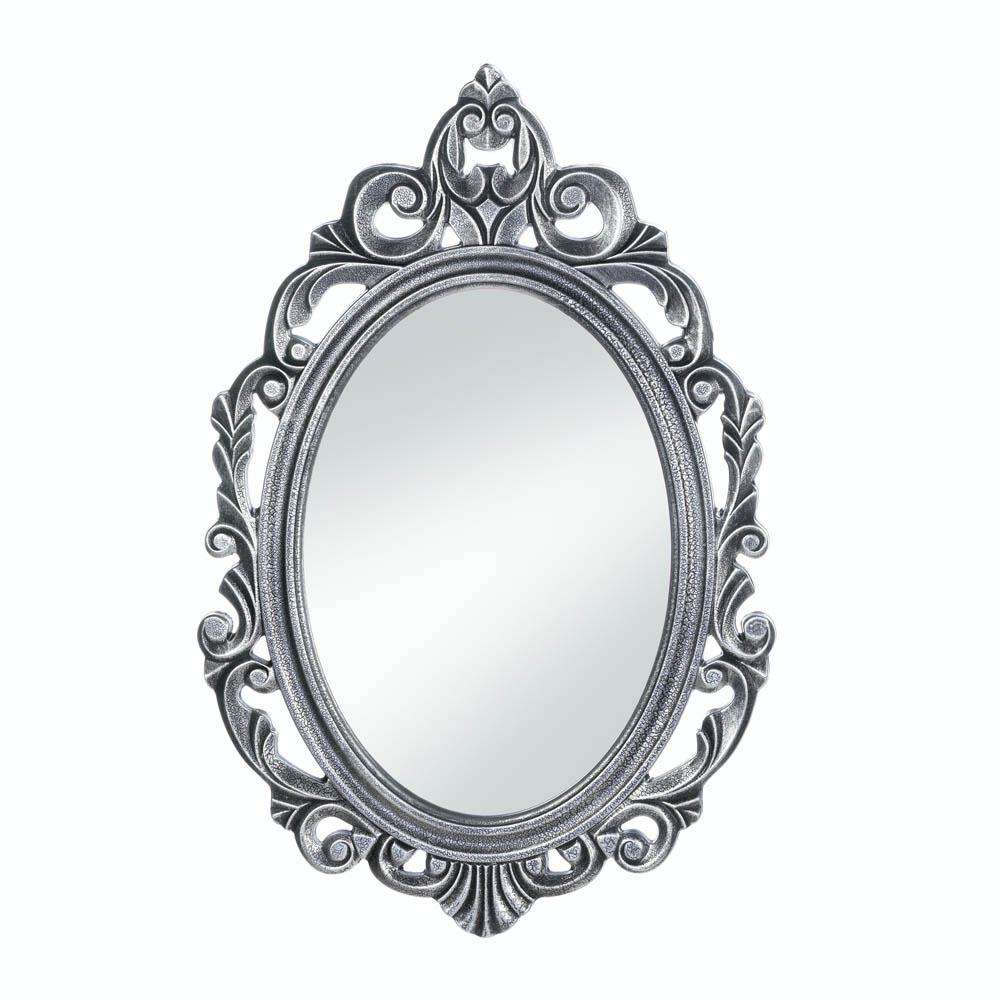 Silver Royal Crown Wall Mirror Gallery of Light 
