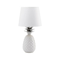 Silver Topped Pineapple Table Lamp - The Fox Decor