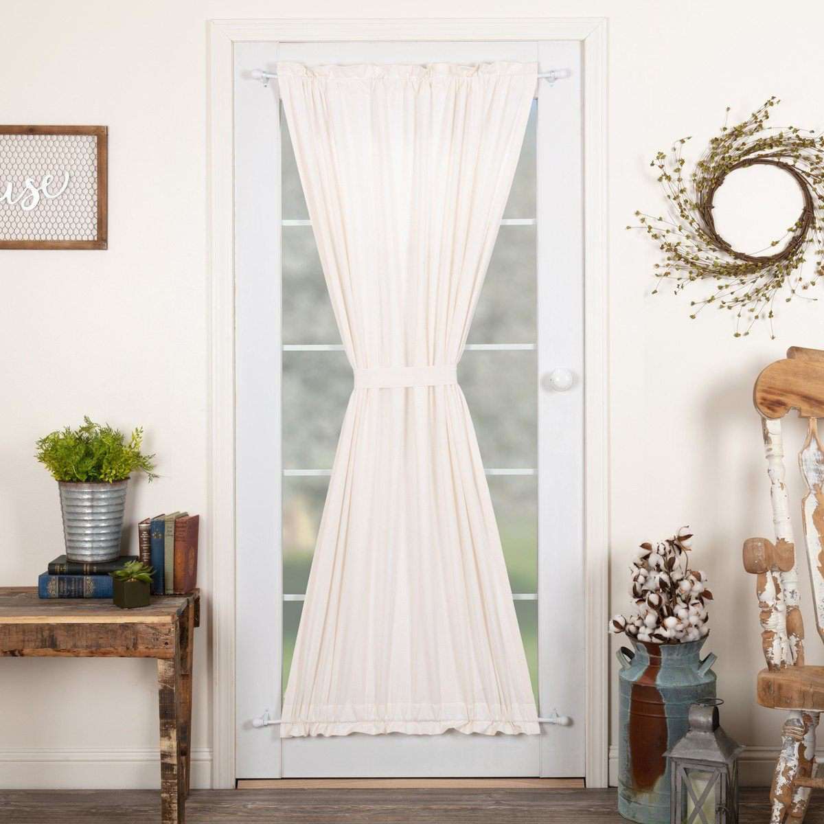 Simple Life Flax Khaki/Antique White/Natural Door Panel 72