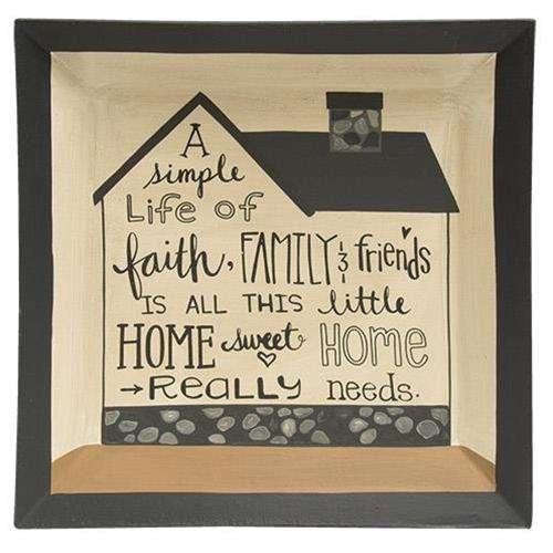 Simple Life Square Plate New for Spring CWI+ 