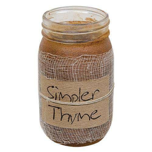 Simpler Thyme Jar Candle, 16oz - The Fox Decor