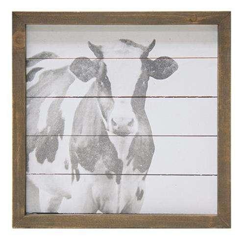 Simply Farmhouse Cow Sign - The Fox Decor