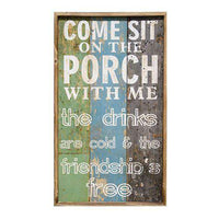 Thumbnail for Sit on the Porch Wooden Sign Wall Decor CWI+ 
