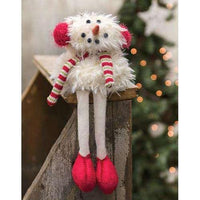 Thumbnail for Sitting Furry Snowman w/Long Legs Tabletop & Decor CWI+ 