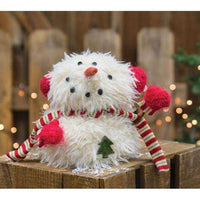 Thumbnail for Sitting Furry Snowman w/Mittens Tabletop & Decor CWI+ 