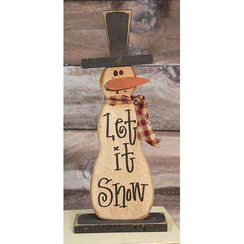 Skinny Let It Snowman on Base Tabletop CWI+ 