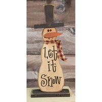 Thumbnail for Skinny Let It Snowman on Base Tabletop CWI+ 
