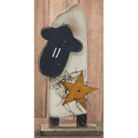 Thumbnail for Skinny Sheep w/Metal Star on Base - The Fox Decor