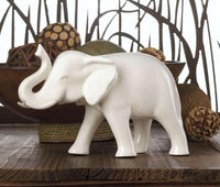 Thumbnail for Sleek White Elephant Figurine - The Fox Decor