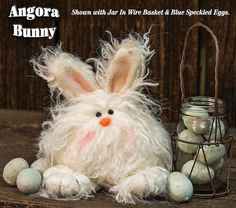 Small Angora Bunny Easter CWI+ 