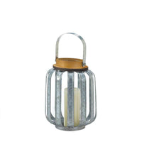 Small Galvanized Metal Lantern - The Fox Decor