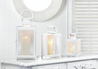 Thumbnail for Small White Horizon Lantern - The Fox Decor