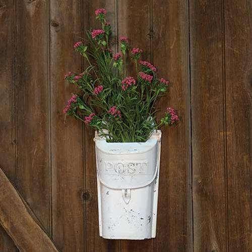 Small White Post Box - The Fox Decor