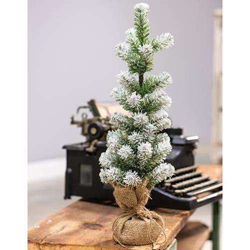 Snow Tipped Pine Tree, 18" Artificial Trees & Greenery CWI+ 