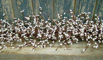 Snow White Pip Garland, 4 ft. - The Fox Decor