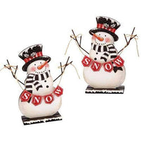 Thumbnail for Snowman w/Snow Banner, Asst Tabletop & Decor CWI+ 