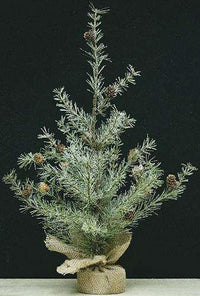 Thumbnail for Snowy Cypress Pine Tree, 2 ft. - The Fox Decor