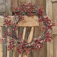 Thumbnail for Snowy Red Berry Wreath, 20