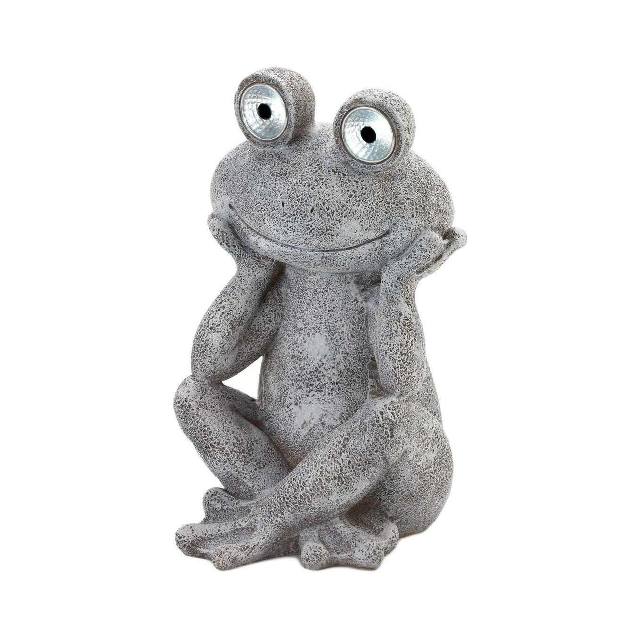 Solar Frog Statue - The Fox Decor