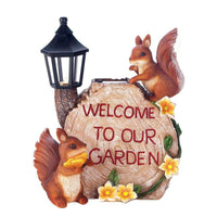 Thumbnail for Solar Welcome To Our Garden Squirrels - The Fox Decor