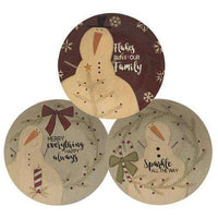 Thumbnail for Sparkle All The Way Plate, 3 Asst. HS Plates & Signs CWI+ 