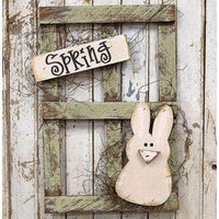 Thumbnail for Spring Bunny Lath Window - The Fox Decor