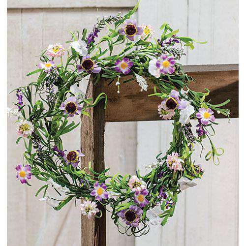 Spring Lilac Garden Wreath, 20" Spring CWI+ 