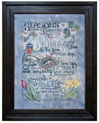 Thumbnail for Spring Words Framed Print Michelle Musser CWI+ 