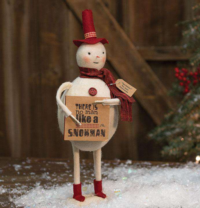 Sprinkles "No Man" Snowman Tabletop & Decor CWI+ 