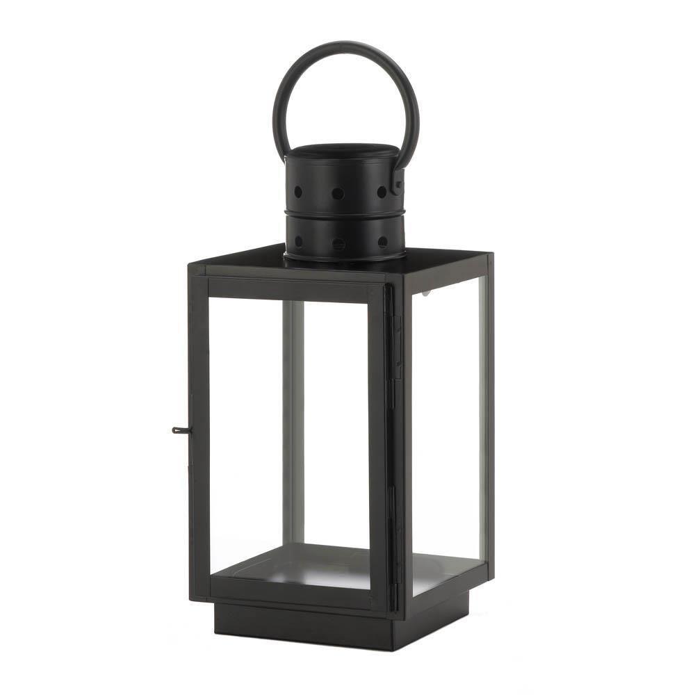 Square Black Lantern - The Fox Decor