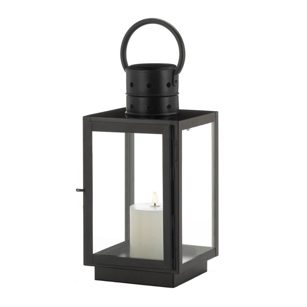 Square Black Lantern - The Fox Decor